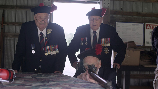 Promotional still for Black Watch Snipers courtesy of History® Canada. Used with permission.