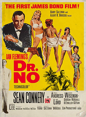 Dr. No, movie, poster, 
